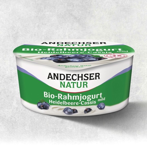 Bio-Rahmjoghurt Heidelbeere-Cassis 10%