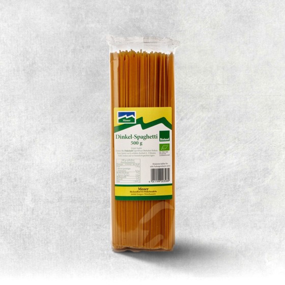 Bio-Dinkel Spaghetti hell ohne Ei