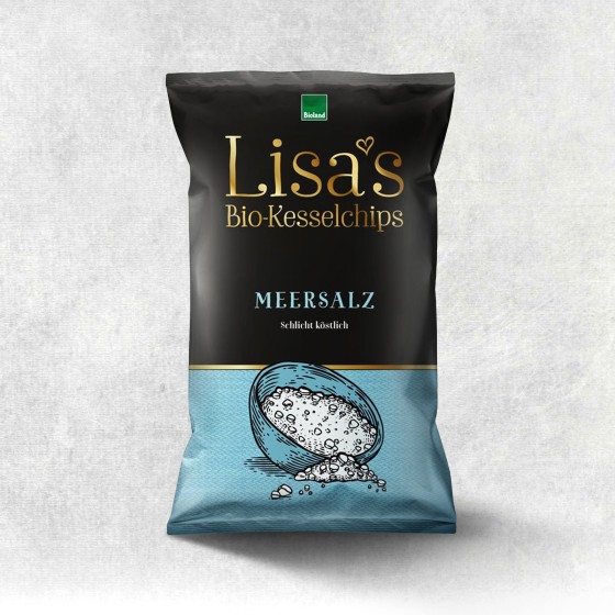 Bio-Lisa`s Kartoffelchips Meersalz
